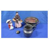 Ceramic "The Orange Lady" Made In England,