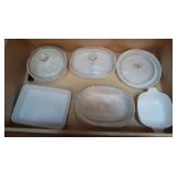Corning Ware Baking Dishes w/Lids,Various Sizes,