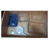 Variety Of Glass Baking Dishes inc. Pyrex&Anchor
