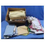 Various Towels,Table Coverings&more