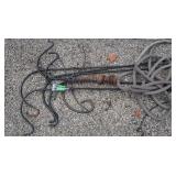 Multiple Shepherd Hooks,Shrink Back Hose(as is)