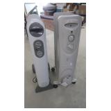 2 Patton 120V Small Heaters on Wheels
