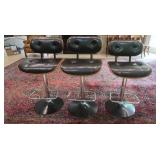 3 Mid-Centruy Replica Stools