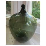 Lg Green Glass Vase-18x29"