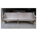 Turn of the Century Church Pew(as is)7