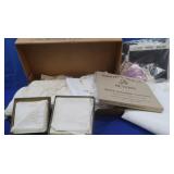 Assortment of Linens,Doilies