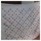 Vintage Hand-stitched Quilt-104-x90"