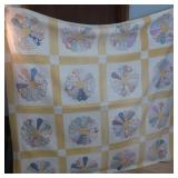Vintage Hand-stitched Quilt-80x76"