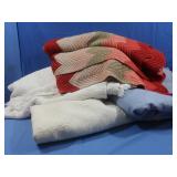 Various Afghans&Blankets of Diff Sizes