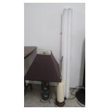 2 Antique Lamps(1 no shade)&4