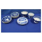 Antique Brush Stroke 9.5" sm Soup Bowls 1-6",3
