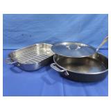 ALL-CLAD Large 13" Skillet w/Lid,Baking Pan