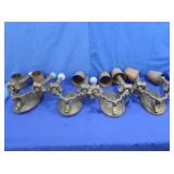 Sets of Brass Candle Holders,Sm. Lamp Shades(mini