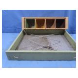 Antique Sifter 13x16",sm 4 Pot Flower Box