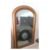 Arched Mirror(top of Arch has a crack)-27x48"