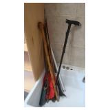 Miscellaneous Canes, Umbrellas, Yard Stick&more