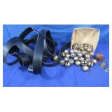 Sleigh Bell Straps w/Bags of Sleigh Bells