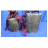 2 Vintage Cowbells