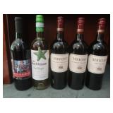 5 Unopened Bottles Of Wine imcl Meiomi