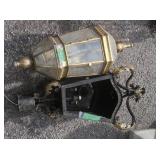 2 Antique 3 Bulb Lights(need refurbished)-30",33"