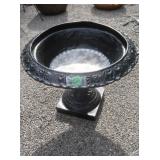 Black Plastic Planter-28x22"
