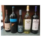 5 Unopened Bottles Of Wine