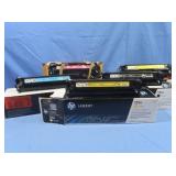 5 Used Laser Jet Ink Cartridges