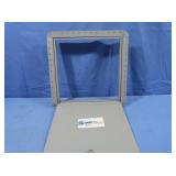Antique Metal Access Cover w/Metal Door-12x12"
