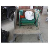Lg 2 Wheeled Wood Cart w/Contents-31x67"