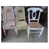 3 Wicker Chair Seats-14x36x15"