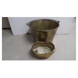 Circular Brass Kettle-18.5x13",Brass Decorative
