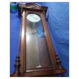 Vintage Wall Hanging Clock w/Opening Door-19th
