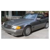 1991 Mercedes Benz SL500,41,654mi,hydraulics