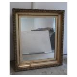 Antique Metallic Framed Mirror-36x4x40"
