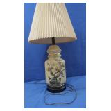 Lamp w/Shade-30"H&Decorative Birds