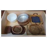 Variety Of Wicker Bowls&Serving Carriers, inc.