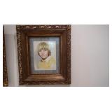 Framed Portrait Sketches by Romaine Foringer