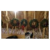 6 Holiday Wreaths-various sizes