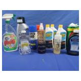 Cleaning Supplies Misc,Partial Containers Of
