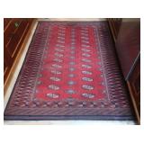 Hand Knotted Tekke Turkman Rug 4