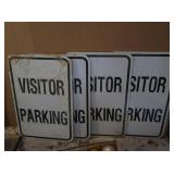 4 Visitor Parking Signs-18x12"