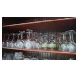 Over 2 Dozen Glass Stemware Glasses