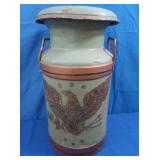 5 Gal. Painted Milk Can featuring the American
