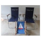 Zip-dee Folding Chairs,Applique Attic Folding