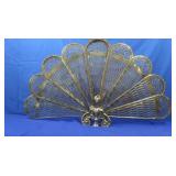 Vintage Peacock Fire Place Screen