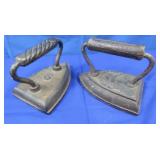 2 Vintage Sad Flat Irons