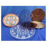 Serving Trays, incl Boopie Glass,Ceramic & more,