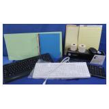 3 Computer Keyboard(1 NIB),1 NIB Laser Jet 131X