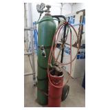 Acetylene Tanks w/Torch&Hose w/Oxygen&Acetylene