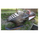 Polaris "Indy Trail" Snowmobile w/Helmet-Runs